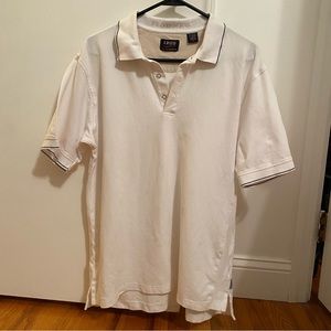 IZOD white polo size large